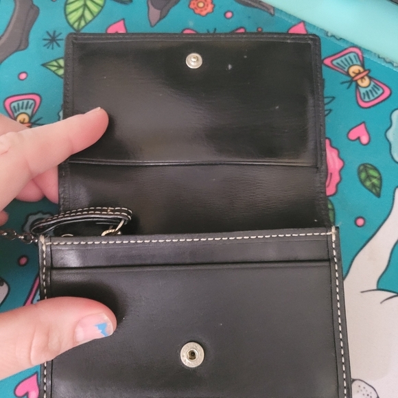 Coach Keychain Wallet & Card Holder VINTAGE - Picture 3 of 8